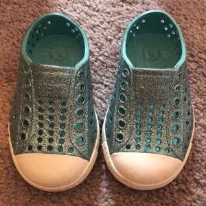 Native Toddler sparkle shoes